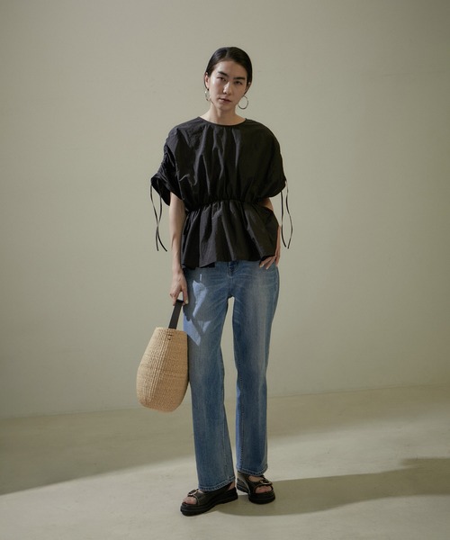 「SALON adam et rope'」 ノースリーブブラウス FREE ブラック レディース SALON adam et rope' 「SALON rope'」 ノースリーブブラウス
