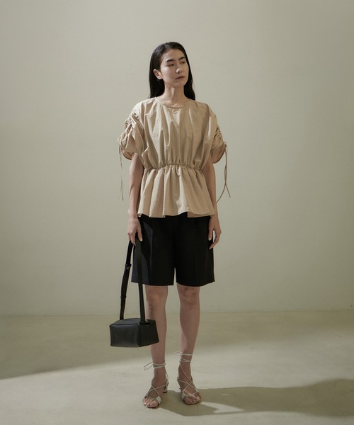 「SALON adam et rope'」 ノースリーブブラウス FREE ブラック レディース SALON adam et rope' 「SALON rope'」 ノースリーブブラウス