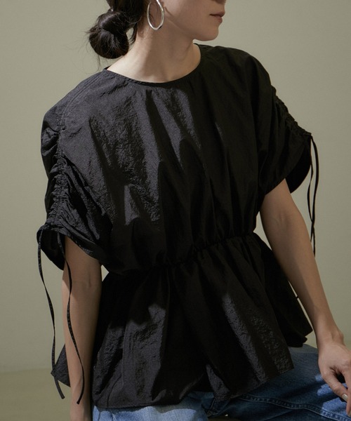 「SALON adam et rope'」 ノースリーブブラウス FREE ブラック レディース SALON adam et rope' 「SALON rope'」 ノースリーブブラウス