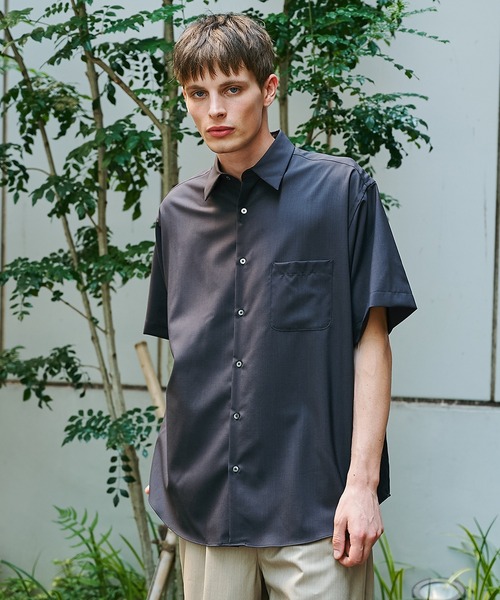 MARKAWARE COMFORT FIT SHIRT シャツ marka MARKAWARE」COMFORT FIT SHIRT 、ブルー美しいシャツ | ANOTHER