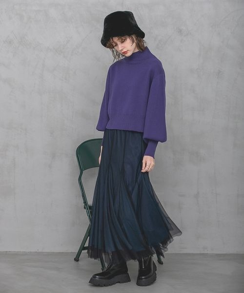 JEANASIS 「JEANASIS」 フレアスカート SMALL ブルー レディース