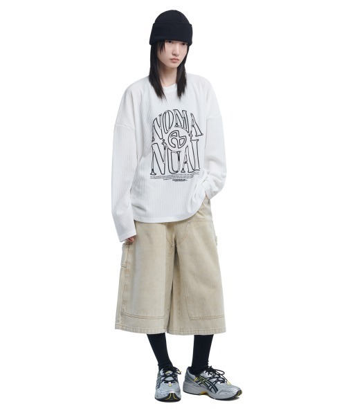 デニム・ジーパン NOMANUAL C.D.L BERMUDA PANTS 4TR436 NOMANUAL ジーンズ 「NOMANUAL /ノーマニュアル」C.D.L BERMUDA