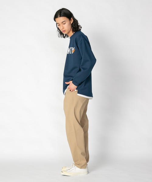 「Blue Standard 」 長袖Tシャツ MEDIUM ミント メンズ