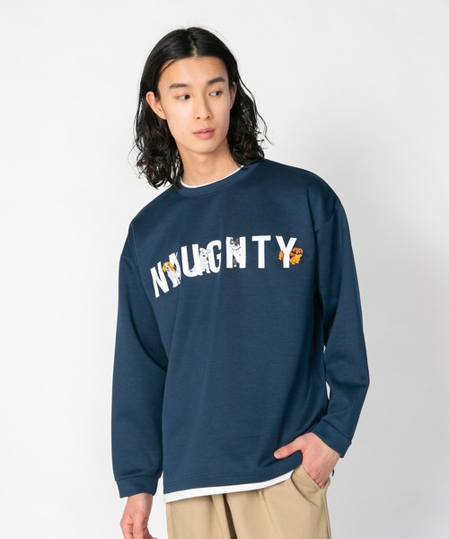 「Blue Standard 」 長袖Tシャツ MEDIUM ミント メンズ