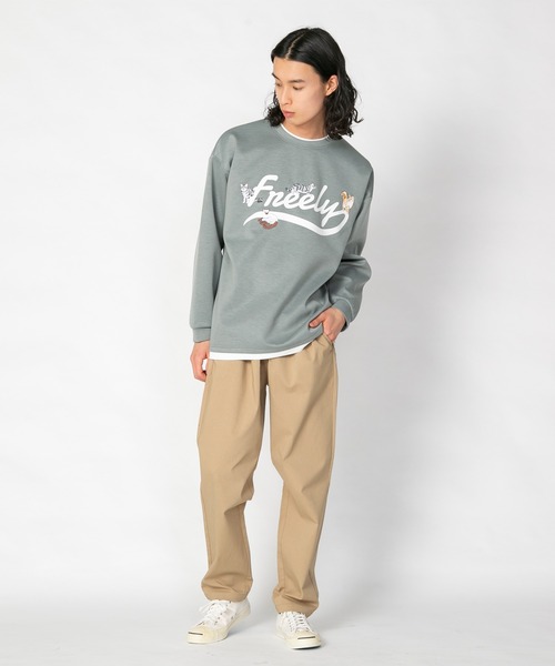 「Blue Standard 」 長袖Tシャツ MEDIUM ミント メンズ