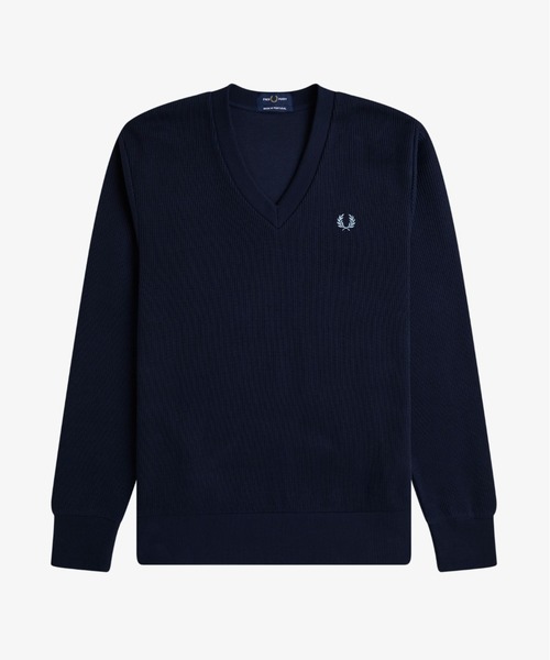 FRED PERRY（フレッドペリー） トレーナー スウェット V Neck Ribbed