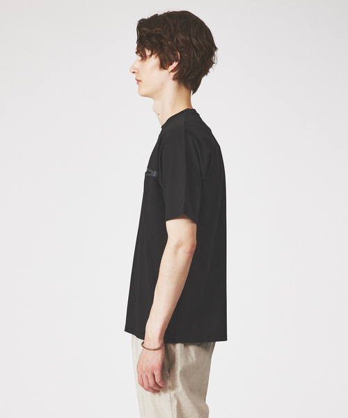 「ABAHOUSE」 半袖Tシャツ 44 ブラック メンズ