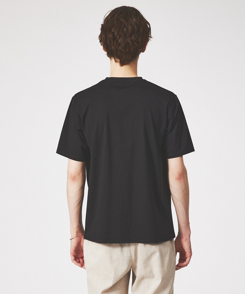「ABAHOUSE」 半袖Tシャツ 44 ブラック メンズ