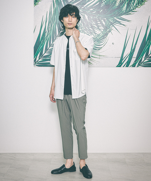 「ABAHOUSE」 半袖Tシャツ 44 ブラック メンズ