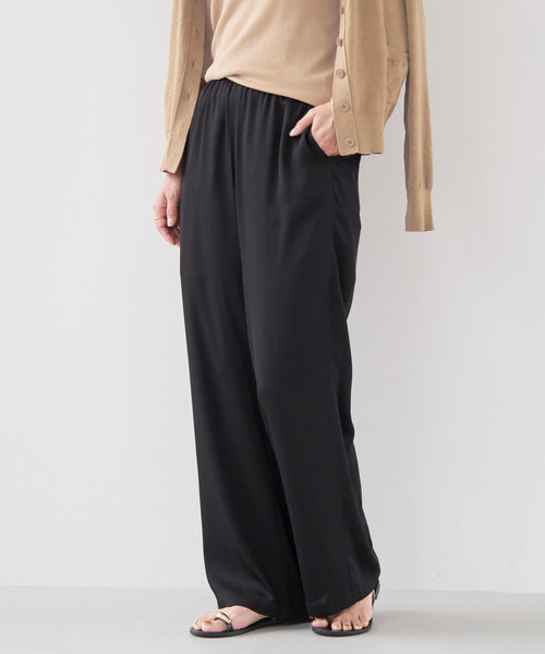 MUSE de Deuxième Classe ハーフパンツ 38 黒 日本製M MUSE de Deuxième Classe ハーフパンツ 38 黒 日本製M タックハーフ