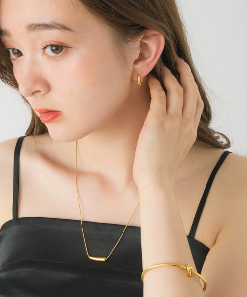 「muku」 バングル FREE シルバー レディース