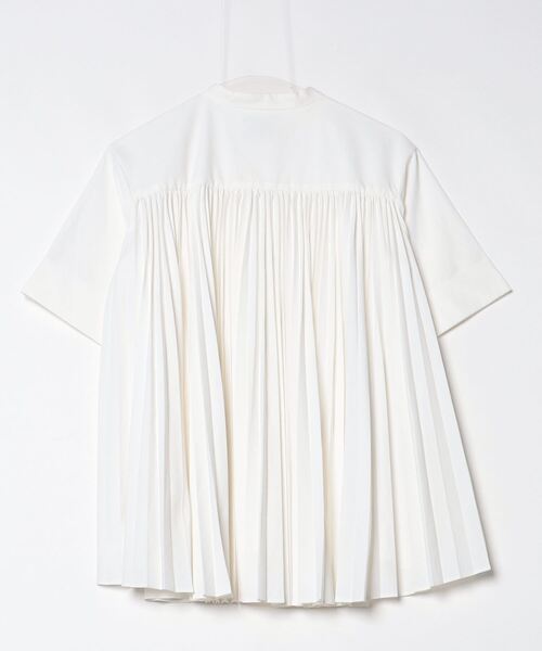 「UNITED ARROWS」 半袖チュニック 38 オフホワイト レディース