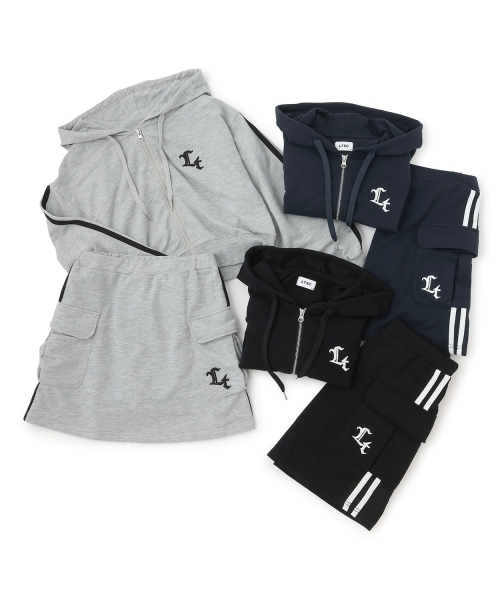 LOVETOXIC セットアップ 「LTXC」ZIPパーカSETUP キッズ 子供服 女の子