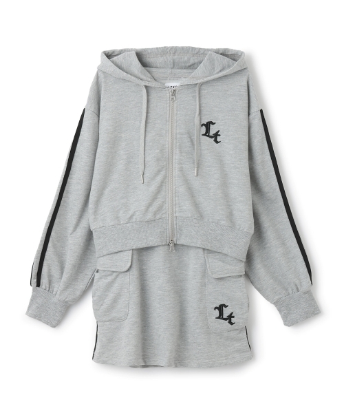 LOVETOXIC セットアップ 「LTXC」ZIPパーカSETUP キッズ 子供服 女の子