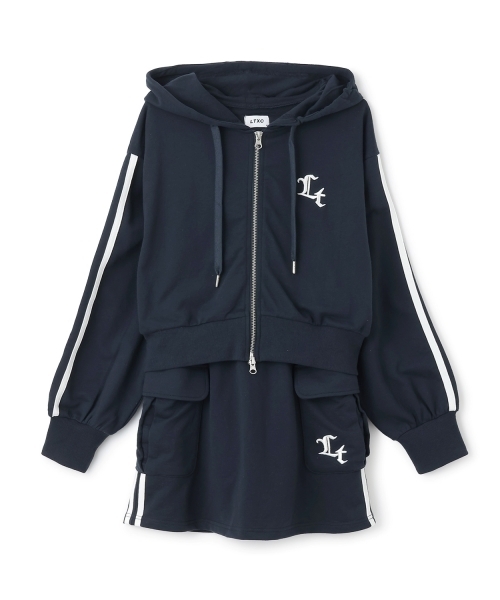 LOVETOXIC セットアップ 「LTXC」ZIPパーカSETUP キッズ 子供服 女の子