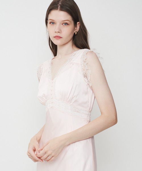 me&me couture（ミーアンドミークチュール） ワンピース サテン