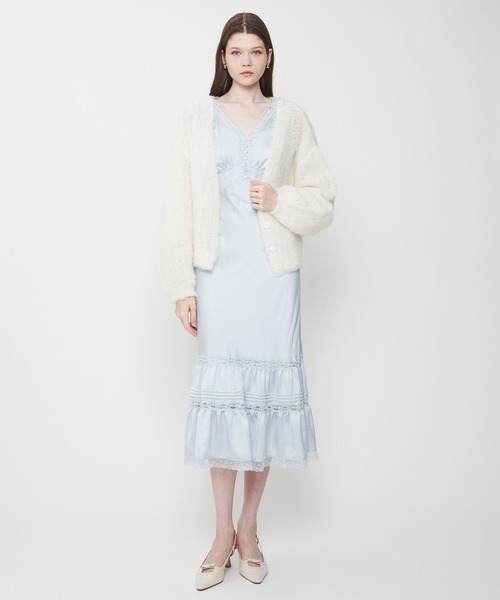 me&me couture（ミーアンドミークチュール） ワンピース サテン