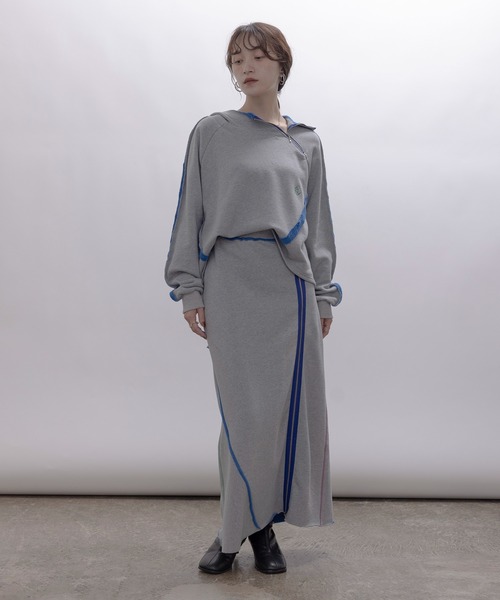 Eimee Law（エイミーロウ） スカート 配色ボアスウェット バック