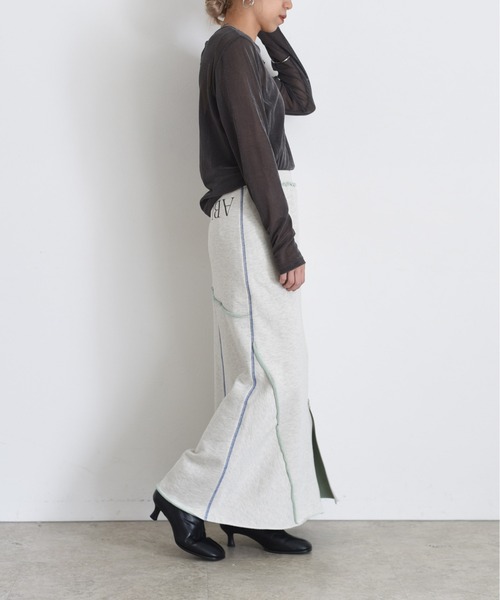 Eimee Law（エイミーロウ） スカート 配色ボアスウェット バック
