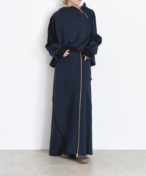 Eimee Law（エイミーロウ） スカート 配色ボアスウェット バック