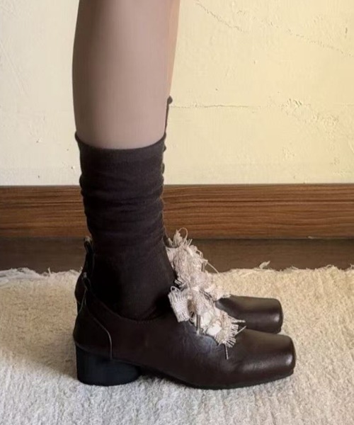 フォーマルシューズ コットンレースアップシューズ レディース | AsRiRe | 04