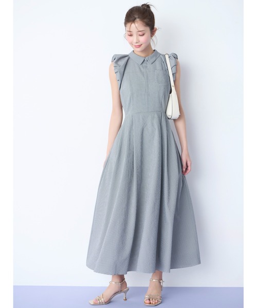 ♡セルフォード♡36♡新品未使用♡バルーンスリーブシャツワンピース♡snidel ♡セルフォード♡36♡新品未使用♡バルーンスリーブシャツワンピース