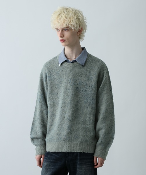 HARE（ハレ） セーター ニット モヘアニットプルオーバー(HARE) メンズ