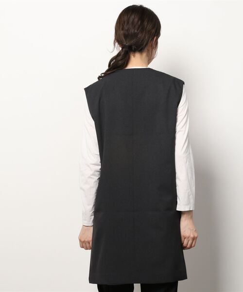 「MARW UNITED ARROWS」 ベスト - グレー レディース_画像3