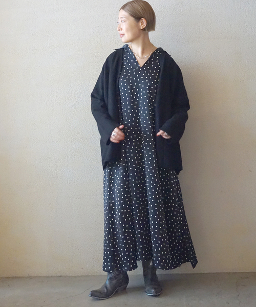 journal standard luxe ドットampleワンピース Journal standard luxe ドット ampleプルワンピース journal standard