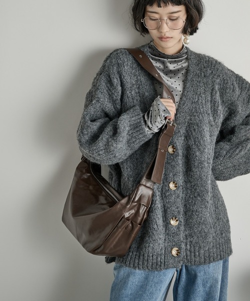 THE Yon ショルダーバッグ バッグ フェイクレザーワンショルダーバッグ
