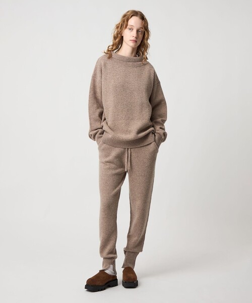 6 パンツ 「6(ROKU)」ニット イージーパンツ レディース : ZOZOTOWN