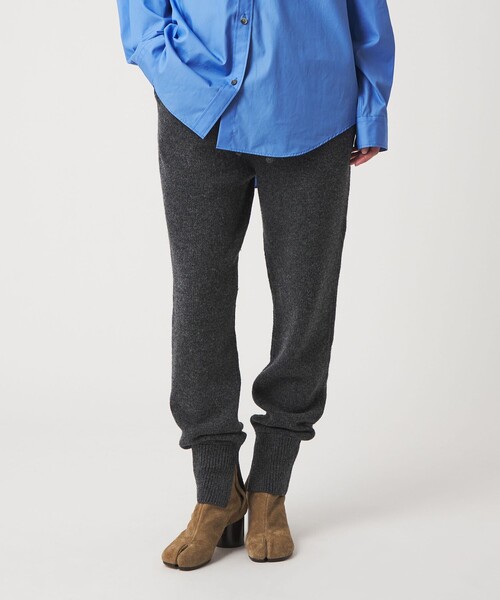 6 パンツ 「6(ROKU)」ニット イージーパンツ レディース : ZOZOTOWN