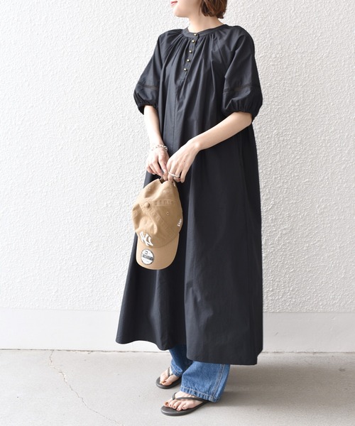 「SHIPS.me」 半袖ワンピース - オフホワイト レディース_画像6