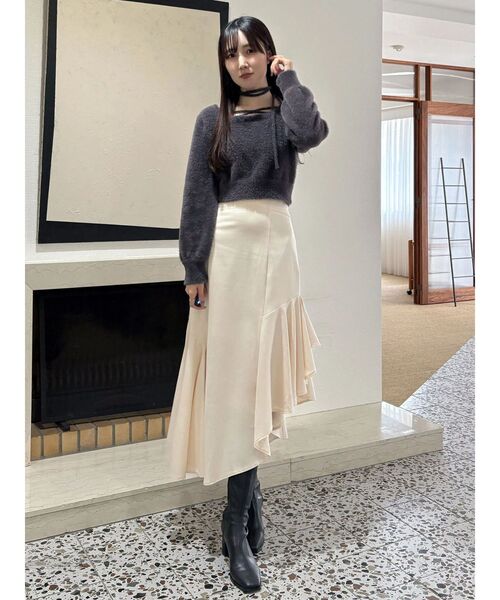 MERCURYDUO（マーキュリーデュオ） ニット セーター ミニシャギー