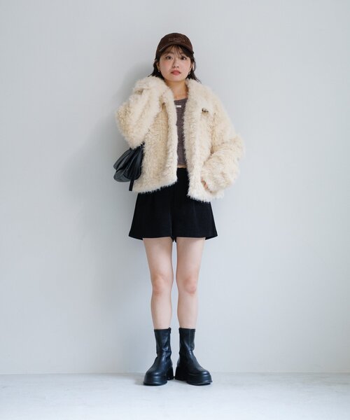 Kastane（カスタネ） コート アウター カールミドルファーコート