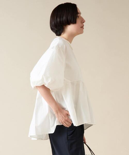 「martinique」 半袖カットソー FREE ホワイト レディース_画像2