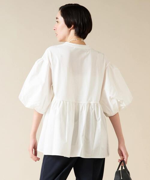 「martinique」 半袖カットソー FREE ホワイト レディース_画像3