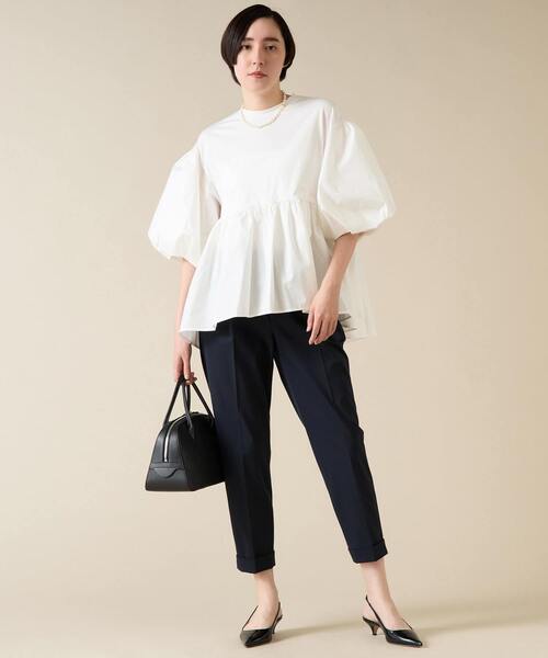 「martinique」 半袖カットソー FREE ホワイト レディース_画像5