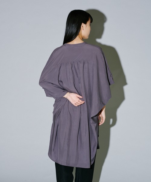 「terrace」 半袖ブラウス MEDIUM ブルー レディース_画像3