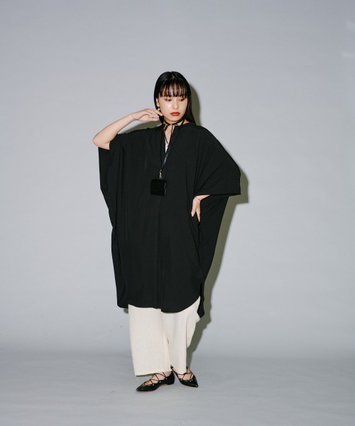 「terrace」 半袖ブラウス MEDIUM ブルー レディース_画像5