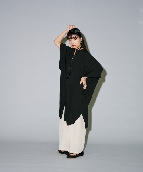 「terrace」 半袖ブラウス MEDIUM ブルー レディース_画像6