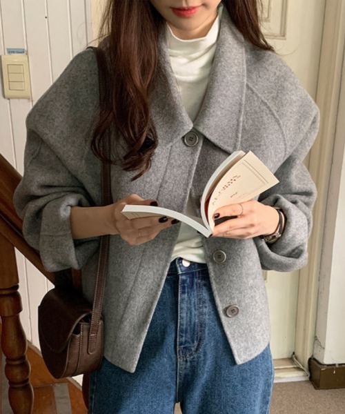 ジャケット・アウター y's : wool short coat ショートブルゾン｜商品検索｜THE SHOP YOHJI YAMAMOTO