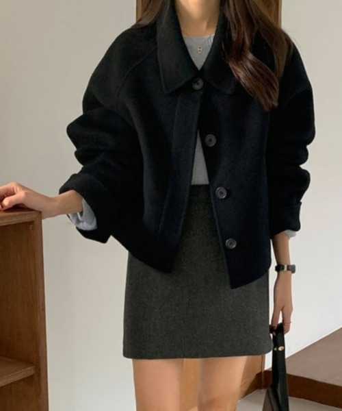 ジャケット・アウター y's : wool short coat Y's Outerwear Collection: ｜THE SHOP YOHJI YAMAMOTO