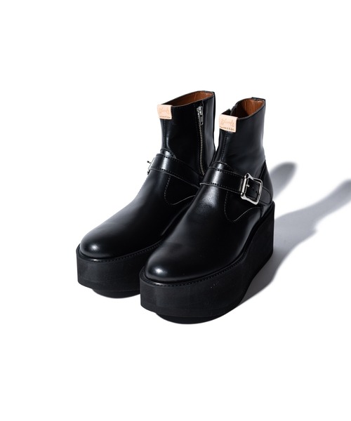 glamb（グラム） ブーツ 3 ブラック メンズ : ZOZOTOWN Yahoo!店