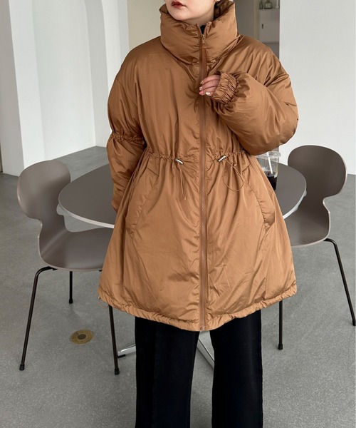 PILIT コート アウター 中綿バルーンロングコート レディース