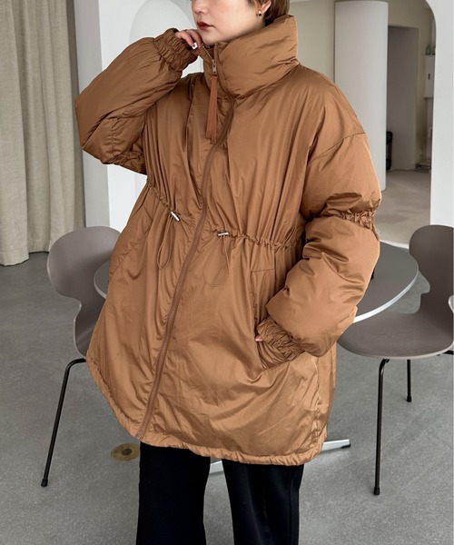 PILIT コート アウター 中綿バルーンロングコート レディース