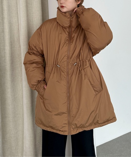 PILIT コート アウター 中綿バルーンロングコート レディース