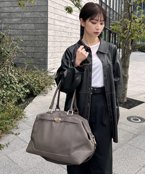 REAIMER（リエメ） ボストンバッグ ベルト デザイン 2way ボストン