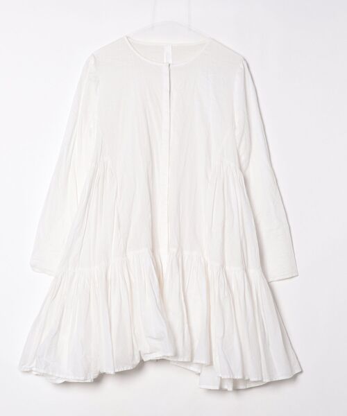 マーレット　ワンピース　白 merlette（マーレット） 長袖ワンピース X-SMALL ホワイト レディース