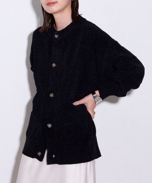 「GLOSTER」 ニットカーディガン X-LARGE グリーン メンズ_画像5